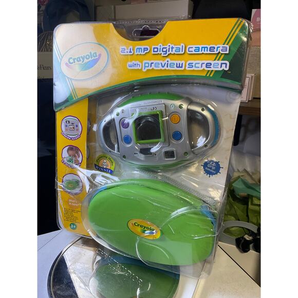 Crayola Kids Digital Camera 2.1 MP & Case - NEW open package - Picture 1 of 6